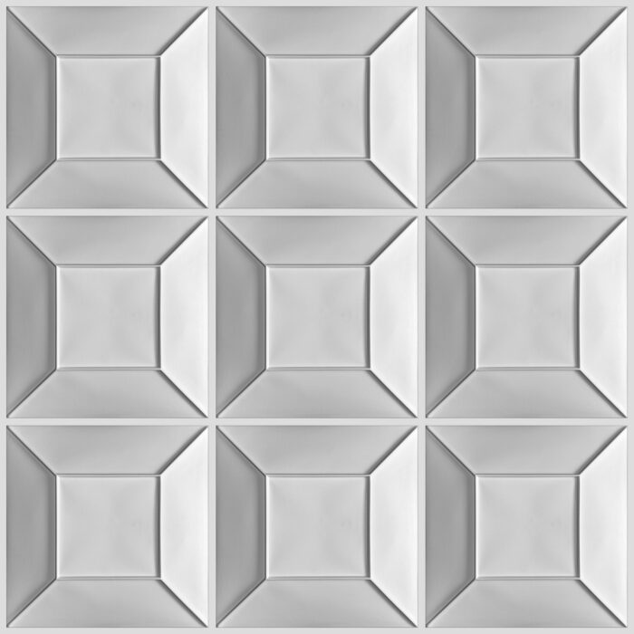 convex-2x2-white-ceiling-tiles-group
