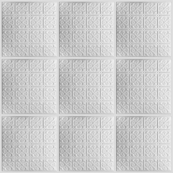 fleur-de-lis-2x2-white-ceiling-tiles-group