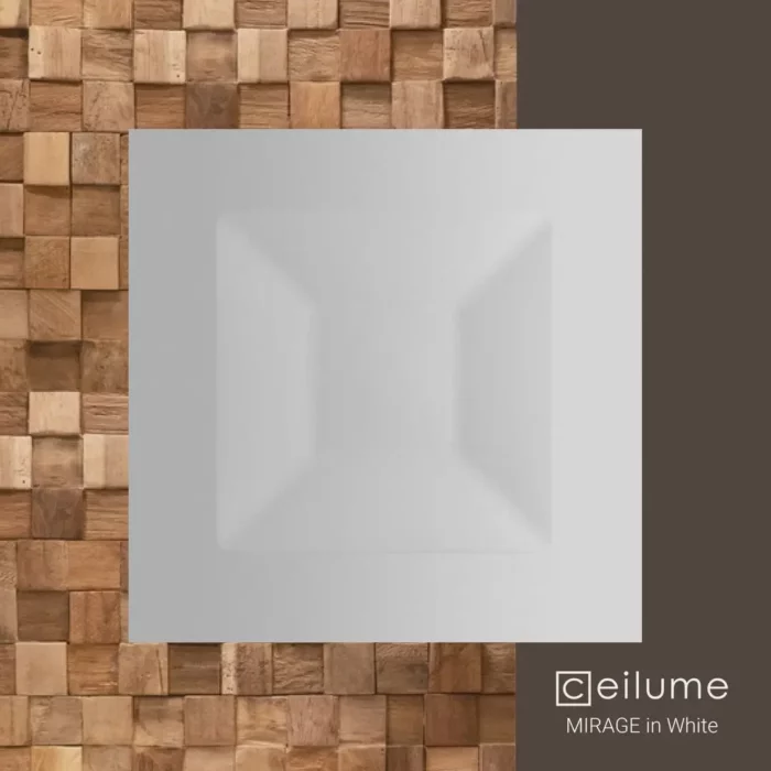 mirage 2x2 white ceiling tile context